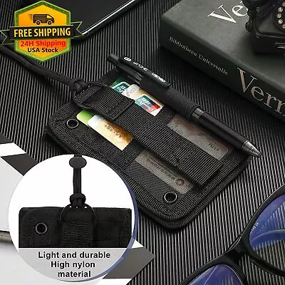 US Tactical ID Card Holder Multifunction Card Case Hook&Loop With Neck Lanyard • $10.99