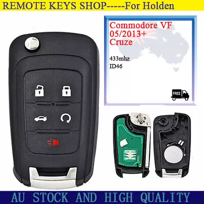 Transmitter Remote Complete Key Suit For HOLDEN COMMODORE VF 2013-2017 433MHZ 5B • $25.64