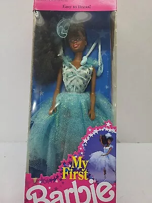 My First Barbie Glittering Ballerina Doll African American 3861 1991 Mattel  • $14.99