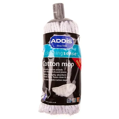 £3.70 • Buy New ADDIS Cotton Mop Replacement Head BNIP - 5010303102122