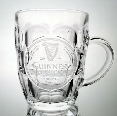 £11.99 • Buy Guinness Original Extra Stout Beer Dimpled Pint Tankard Glass 20oz Brand New