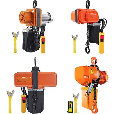 VEVOR Electric Chain Hoist Three Phase Crane Hoist 4400/1100/2200/330 Lbs Load • $136.99