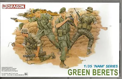 Dragon 'NAM Series GREEN BERETS. Figures In 1/35 3309  ST  A3 • $12.79