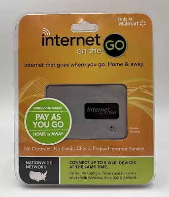 Internet On The Go 3G Mobile Hotspot (IMGH001) ~ Sealed • $49.99