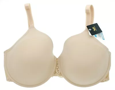 Wacoal Lace Band Bra 85340 Adjustable Straps Elastic Band Padded Cups • $29.99