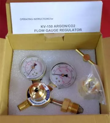 KV-150 Argon/CO2 Flow Gauge Regulator Complete Set • $49.99