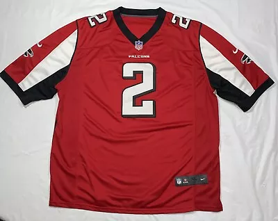 Nike NFL Jersey On Field Atlanta Falcons Matt Ryan #2 Red Black Mens X-Large • $35