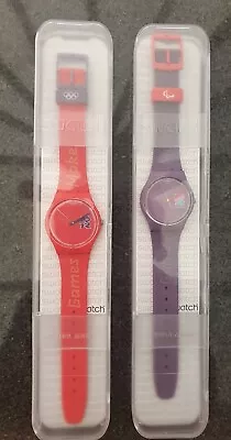 Very Rare Swatch London 2012 Olympics And Paralympics Games Maker. NOS. Unworn • £70