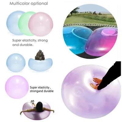 120CM Wubble Bubble Ball Inflatable Fun Amazing Super Stretch Bubble ​Big Ball • $31.06