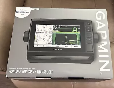 Garmin ECHOMAP UHD 74sv 7  Marine GPS Touchscreen Echo 74 SV With  Transducer • $490