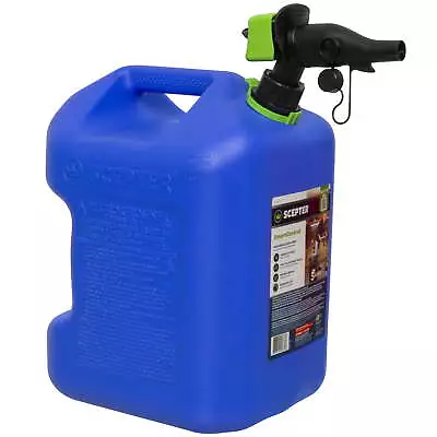 5 Gallon SmartControl Dual Handle Kerosene Fuel Container FSCK571 Blue Gas Can • $21.15