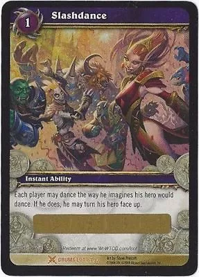 10 Pieces WOW TCG PARTY GRENADE LOOT CARDS SLASHDANCE G.R.E.N.A.D.E DRUMS OF WAR • $28.78