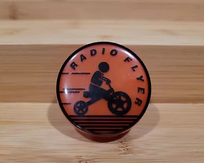 Vintage Radio Flyer Trike Logo Orange Plastic Cover Cap Replacement Part Piece • £14.47