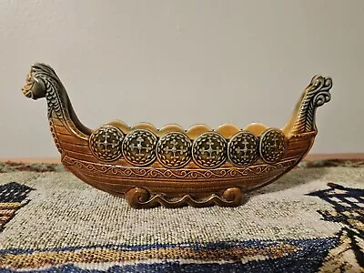 7.5  Vintage Wade Porcelain Dragon Viking Ship Boat Made In England • $19.99