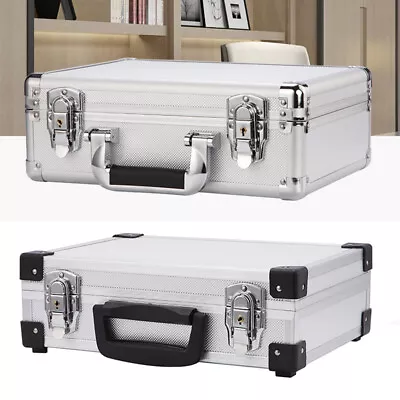 Small Aluminum Hard Briefcase For Lawyer Executive Office Outdoor Business Boxes • $47.67
