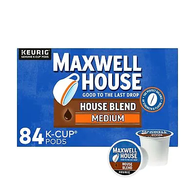 Maxwell House House Blend Medium Roast K-Cup® Coffee Pods 100% Arabica Delicious • $42.44