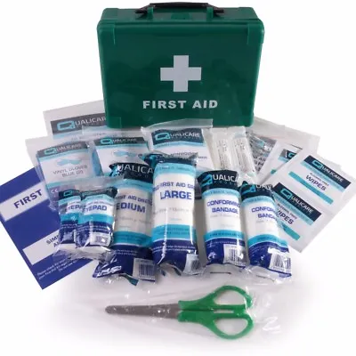 SMALL BSI FIRST AID KIT Vehicle/Travel Hard Case Box Car Taxi Medical Emergency • £11.10