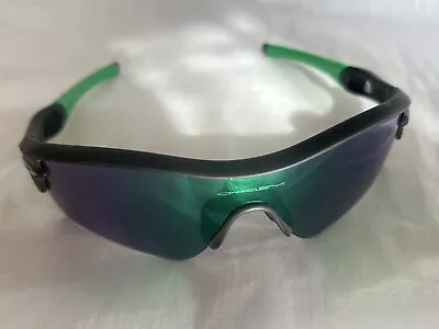 Oakley RADAR Matte Black Jade IRIDIUM Lens Men's Custom Sunglasses! • $115