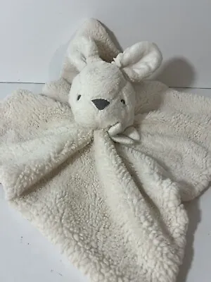 Little Miracles Cream And Grey Bunny Lovey Security Blanket 2018 • $9.99