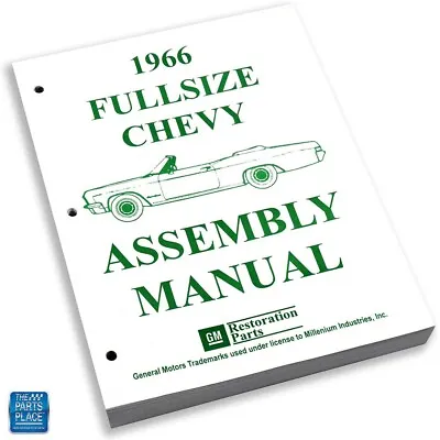 1966 66 Chevrolet Impala Bel Air Caprice Assembly Manual Each • $51.36