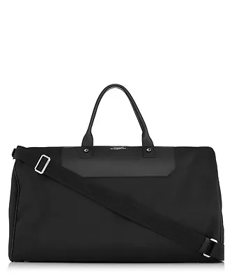 Versace Collection Black Leather Trim Holdall  • £290