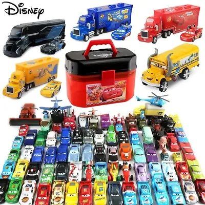 Disney Pixar Cars Police Sheriff Lightning McQueen 1:55 Diecast Car Toy Gift US • $8.79