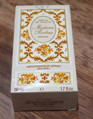 £49.99 • Buy Vintage Madame Rochas Perfume 50ml Eau De Parfum Spray Unused  Nos Sealed
