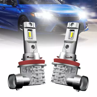 H11 H8 H9 LED Headlight Kit High Low Beam Bulb Super Bright 6500K White 9600LM • $32.99