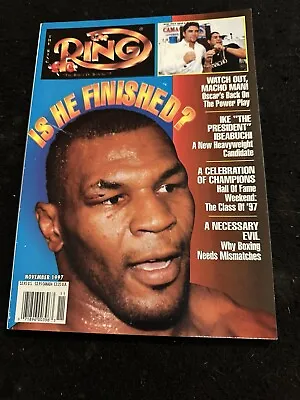 1997 The Ring Boxing Magazine Is He Finished ? Mike Tyson Newstand No Label NICE • $5.99