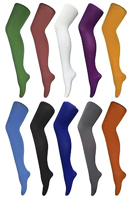 £7.99 • Buy Sock Snob - Womens Ladies 80 Denier Thick Opaque Colourful Matte Warm Tights