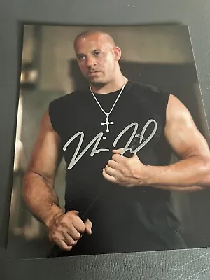 Personally Signed Vin Diesel 8x10 Fast And Furious COA From Top Seller Amazing • $189.80