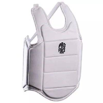 Ultra Lite Chest Guard Body Protector For Karate Tae Kwon Do Youth Adult - White • $59.95