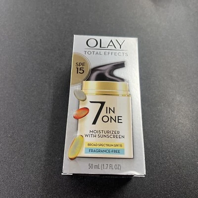 $26.06 • Buy Olay Total Effects 7 In One SPF 15 Fragrance Free Moisturizer & Sunscreen 1.7Oz