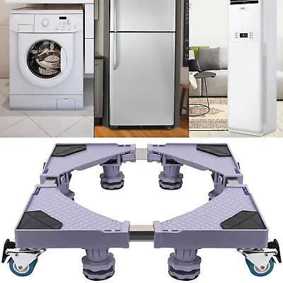 Washing Machine Stand Fridge Trolley Home Appliance Wheel Heavy Duty Raised Base • £22.91