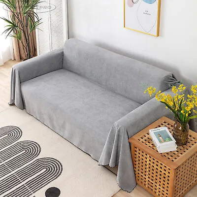Waterproof Sofa Blanket Cover L XL Sectional Couch Full Protector Throw Blanket • $48.99