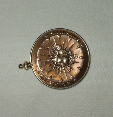 Vintage Horoscope Sagittarius Coin Style Pendant • $9.99