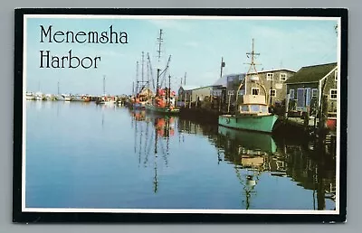 Menemsha Harbor Martha's Vineyard Massachusetts Postcard Unposted • $4.95