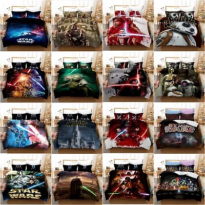 3D Star War Bedding Sets With Pillowcase Movie Duvet Cover Set Quilt Cover Gifts • $28.99