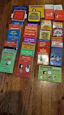 Snoopy Peanuts Charlie Brown Charles Shultz Books - 33 Vintage Books • $55