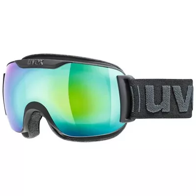 Uvex Downhill 2000 S FM Ski Snowboard Goggles Black/Green • $102.34