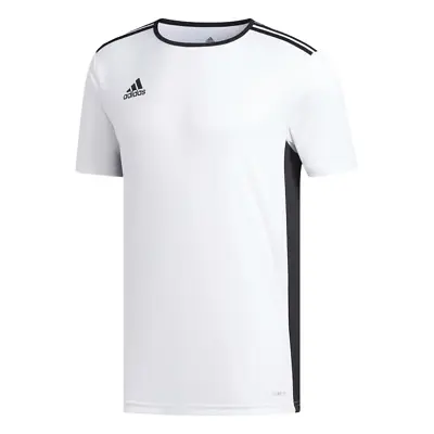 $44.95 • Buy 2 X Adidas Mens Entrada 18 White/Black Football/Soccer Athletic Jersey