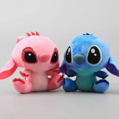 Lilo And Stitch Plush Toy Hanging Key Chain Hanger Doll Mini Pendant Birthday 💕 • £4.66