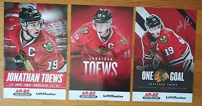 Chicago Blackhawks Jonathan Toews 11x17in Posters Lot Of 3 • $9.50