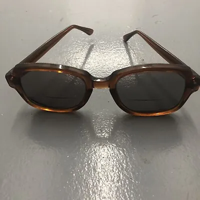 Vintage 1960's Classic Military Issue Romco Frames 4 1/2 And 5 3/4 Amber Brown. • $39.99