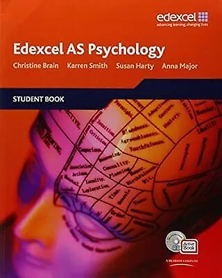 Edexcel AS Psychology Student Book + ActiveBook Brain Christine & Smith Karre • £2.38