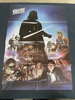 Vintage 1980 Star Wars Empire Strikes Back Poster From Weekly Reader 14.25x20.5 • $20