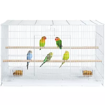 30inch Flight Bird Cage For Finches Budgies Lovebirds Canaries W/Slide-Out Tray • $59.99