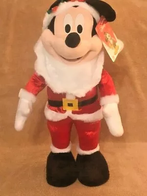  Disney 2019 Mickey Mouse Christmasplush Greeter 22  By Gemmy Brand New Rare Htf • $77.95
