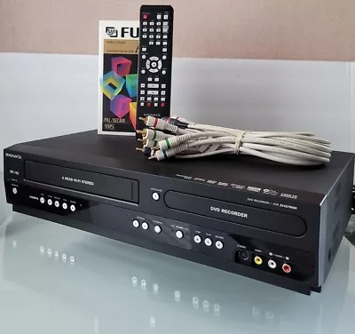 Magnavox DVD Recorder VCR Combo VHS Player ZV427MG9 W/ Remote + 24K Component  • $184.99