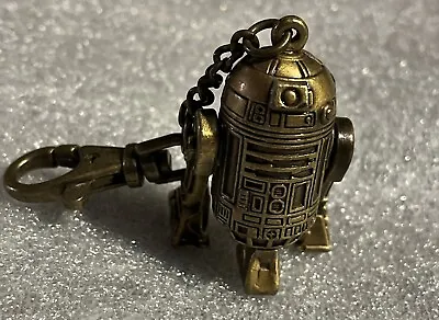 1995 Star Wars Die Cast Brass R2-D2 Keychain Figure Vintage Droid Astromech R2D2 • $11.99